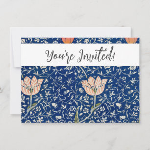 Invitación William Morris Medway Blue Floral