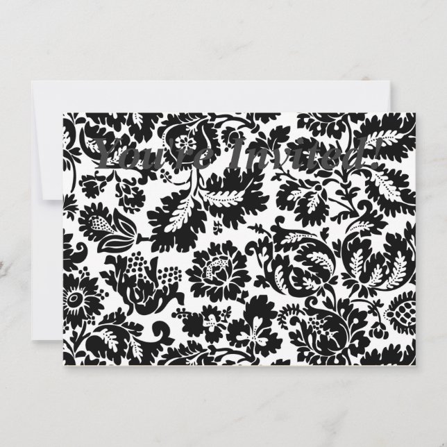 Invitación William Morris Venetian Damask Brocade (Anverso)