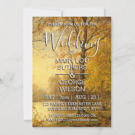 Invitación William Trost Richards Boda de verano indio