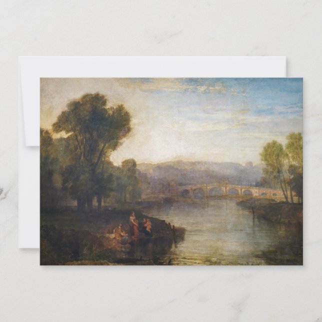 Invitación William Turner - Vista de la colina de Richmond y  (Anverso)