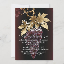 Invitación Wine Tasting Invitation