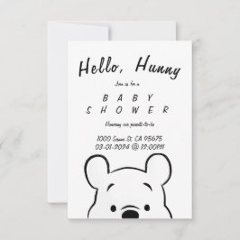 INVITACIÓN WINNIE BABY SHOWER INVITE