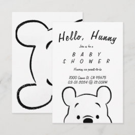INVITACIÓN WINNIE BABY SHOWER INVITE