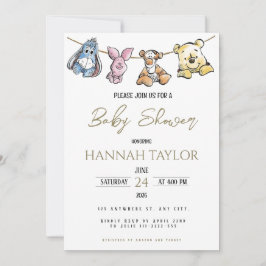 Invitación Winnie-Themed Baby Shower Invitation