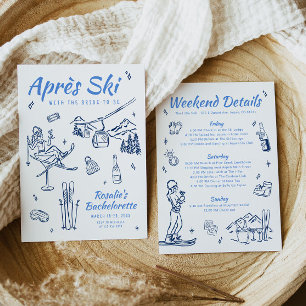 Invitación Winter Apres Ski Bachelorette