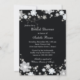 Invitación Winter Blossom Bridal Shower