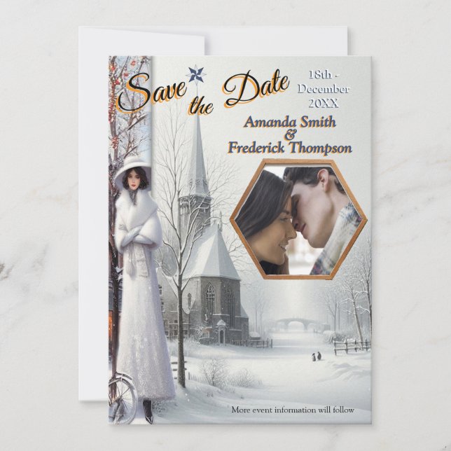 Invitación Winter Celebrations in Amsterdam (Anverso)