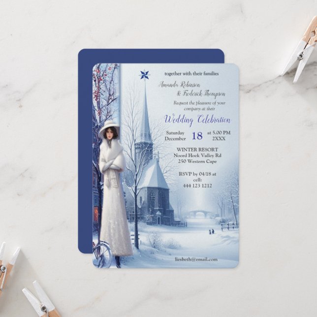 Invitación Winter Celebrations in Amsterdam (Anverso/Reverso In Situ)