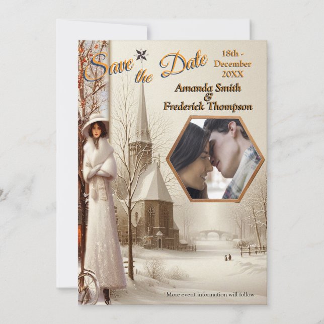 Invitación Winter Celebrations in Amsterdam (Anverso)