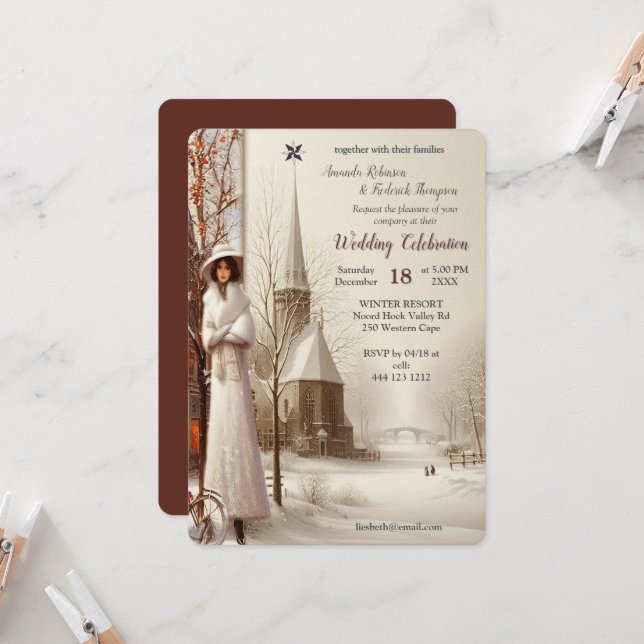 Invitación Winter Celebrations in Amsterdam (Anverso/Reverso In Situ)