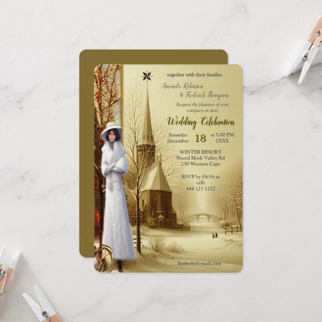 Invitación Winter Celebrations in Amsterdam (Anverso/Reverso In Situ)