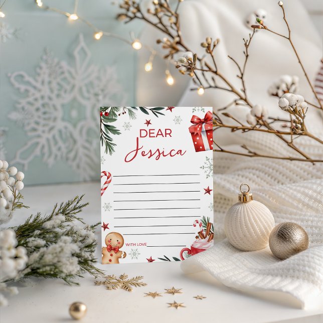 Invitación Winter Cocoa Birthday Dear Card (Subido por el creador)