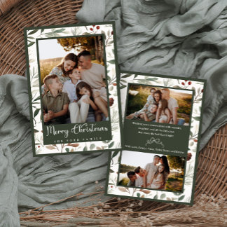 Invitación Winter Fresh Christmas Card