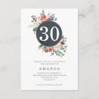 Winter Grey Wreath Bouquet Cualquier cumpleaños de