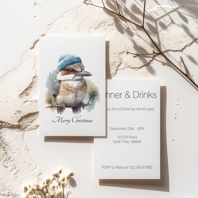 Invitación Winter Kookaburra Deseos, personalizado (Subido por el creador)