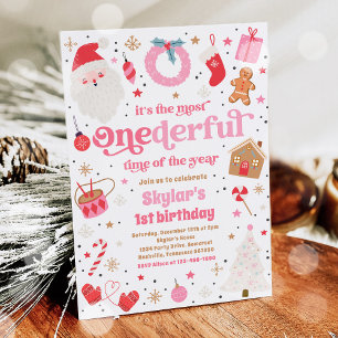 Invitación Winter ONE: Maravillosa fiesta de cumpleaños de Na