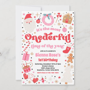 Invitación Winter ONE: Maravillosa fiesta de cumpleaños de Na