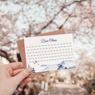 Invitación Winter Onederland Birthday Time Capsule Note Card