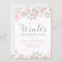 Winter Onederland Primer cumpleaños copo de nieve