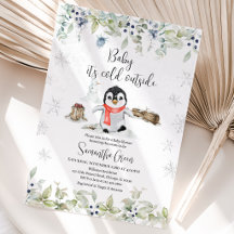 Winter Penguin Baby Shower