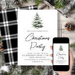 Invitación Winter Pines | Fiesta de feriado de los Navidades<br><div class="desc">¿Buscando la invitación perfecta para una fiesta de Navidades que es elegante y personalizable? No hay más que mirar este impresionante diseño de árboles de navidad en los bosques de invierno. Con su niebla y su fondo blanco limpio, esta invitación es la manera perfecta de marcar el tono para su...</div>