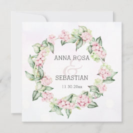 Invitación *~* Winter Snow Berry AR12 QR RSVP Boho Boda