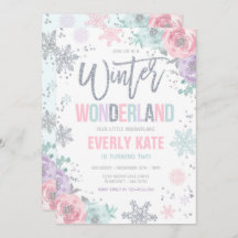Winter Wonderland Birthday Silver Snowflake