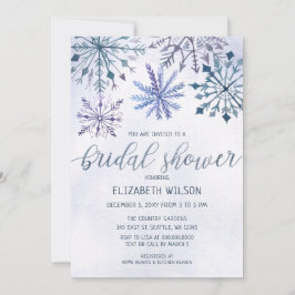 Invitación Winter Wonderland Bridal Shower