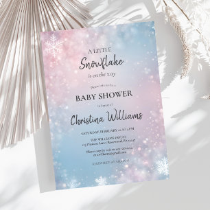 Invitación Winter Wonderland Gender Neutral Baby Shower