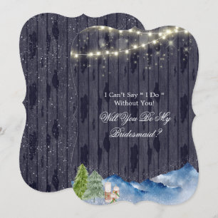 Invitación Winter Wonderland Serás Mi Novia