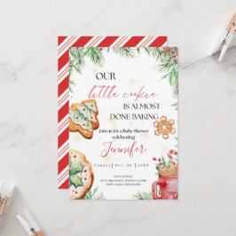 Invitación Winter Wonderland Watercolor Baby Shower