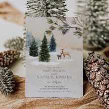 Winter Woodland Gender Neutral Baby Shower