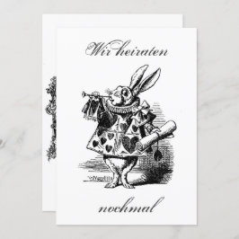 Invitación Wir heiraten nochmal – Vermählung – Hochzeit