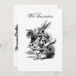 Invitación Wir heiraten – Vermählung – Hochzeit – Invitation