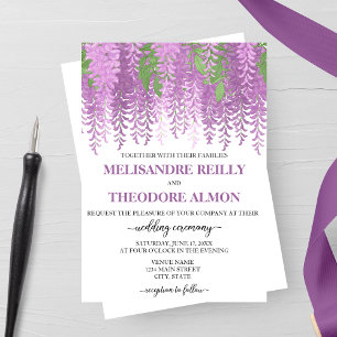 Invitación Wisteria Wonder Boda