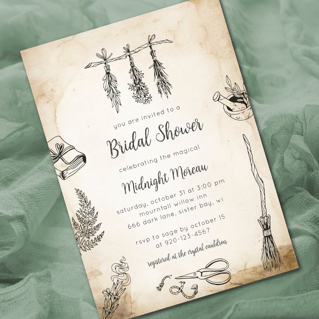 Invitación Witch Bridal Shower (Subido por el creador)