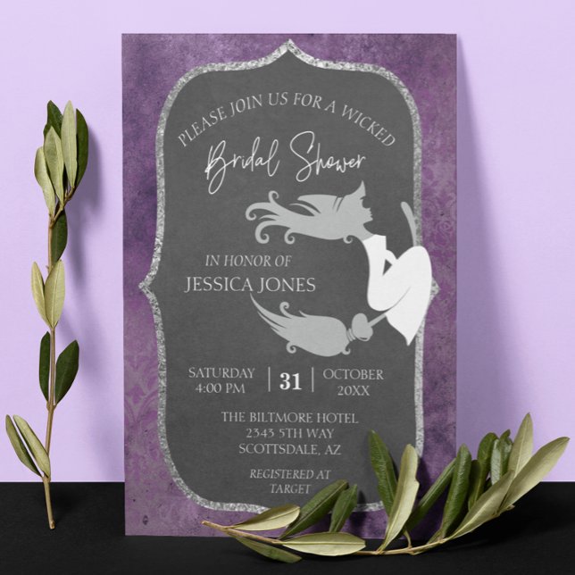 Invitación Witch Bridal Shower Halloween Octubre (Subido por el creador)