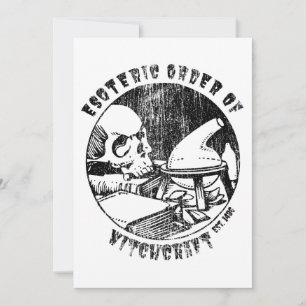 Invitación Witchcraft Magic Order Occult Witch Alchemist