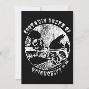 Invitación Witchcraft Magic Order Occult Witch Alchemist