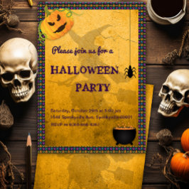Invitación Witches Den Halloween