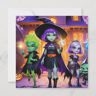 Invitación Witches & Wizards Themed Invitation