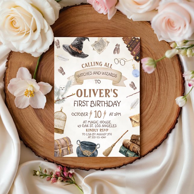 Invitación Wizards Birthday Invitation (Subido por el creador)
