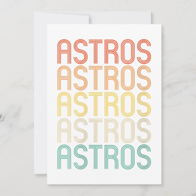 Invitación Womens Astros  (Anverso)