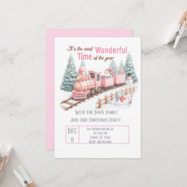 Invitación Wonderful Christmas Party Invitation