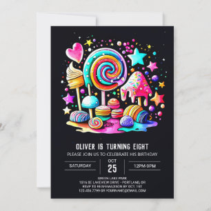 Invitación Wonderland Whimsy Birthday