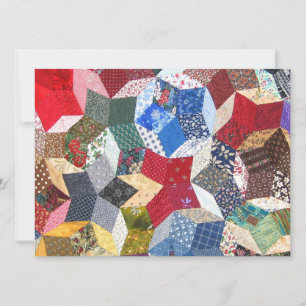 Invitación Wonky Star Quilt