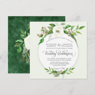 Invitación Wood Bohemian BOHO Watercolor