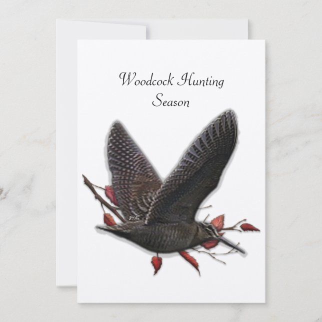 Invitación Woodcock (Anverso)