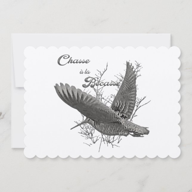 Invitación Woodcocks , Temporada de Caza (Anverso)