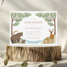 Woodland Animals Boy Baby Shower